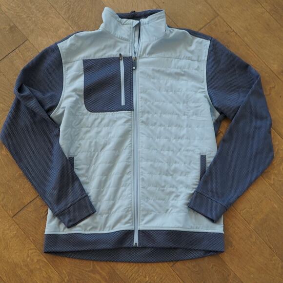 FootJoy Mens ThermoSeries Hybrid Jackets Full-Zip Pockets Charcoal/Grey Size M - Picture 4 of 10